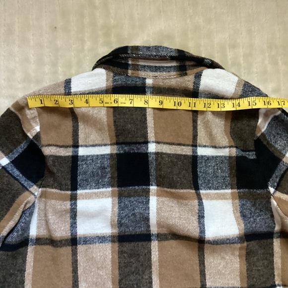 T H M L PLAID PRINT LONG SLEEVE SHIRT DRESS - Picture 12 of 16